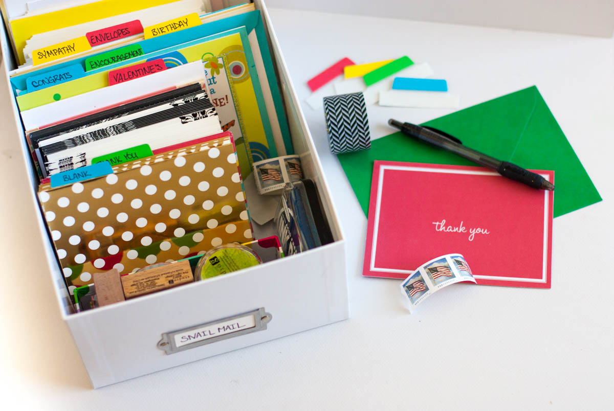 DIY Card Organizer 